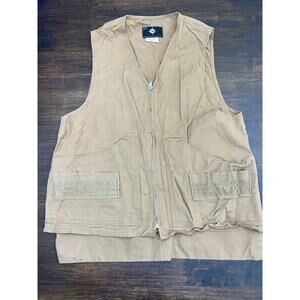 Vintage 60s Sears Roebuck SportSwear Hunting Fishing Vest Sz Medium 40 Canvas
